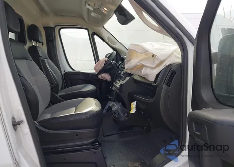 2024 Ram Promaster 2500 Tradesman High Roof 159 Wb W/Pass Seat from USA, damaged, VIN 3C6LRVDG8RE136931